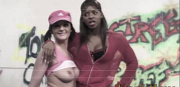  Black Beauty Jasmine Webb & Big Titted Babe Lexi Ward Banged in 4Some